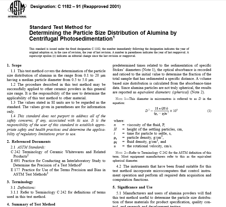 ASTM C 1182 – 91 pdf free download