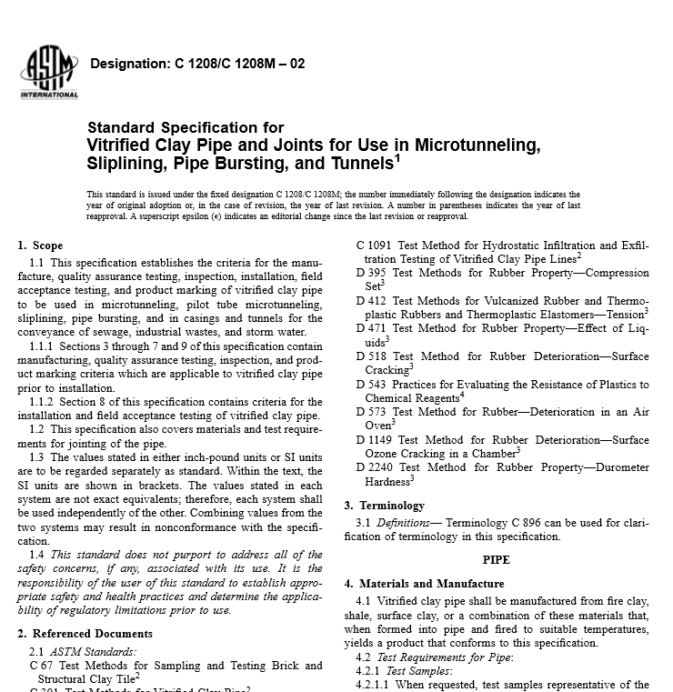 ASTM C 1208 C 1208M – 02 pdf free download