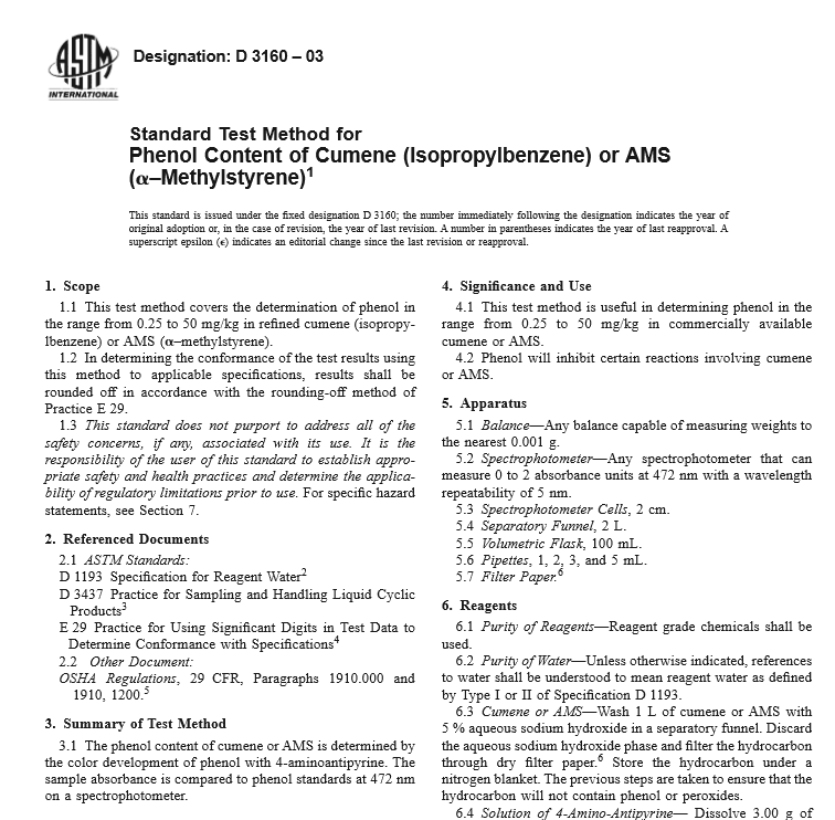 ASTM D 3160 – 03 pdf free download