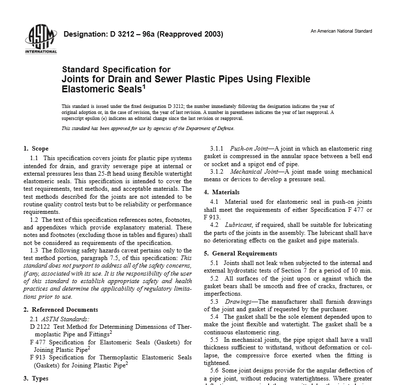 ASTM D 3212 – 96a pdf free download