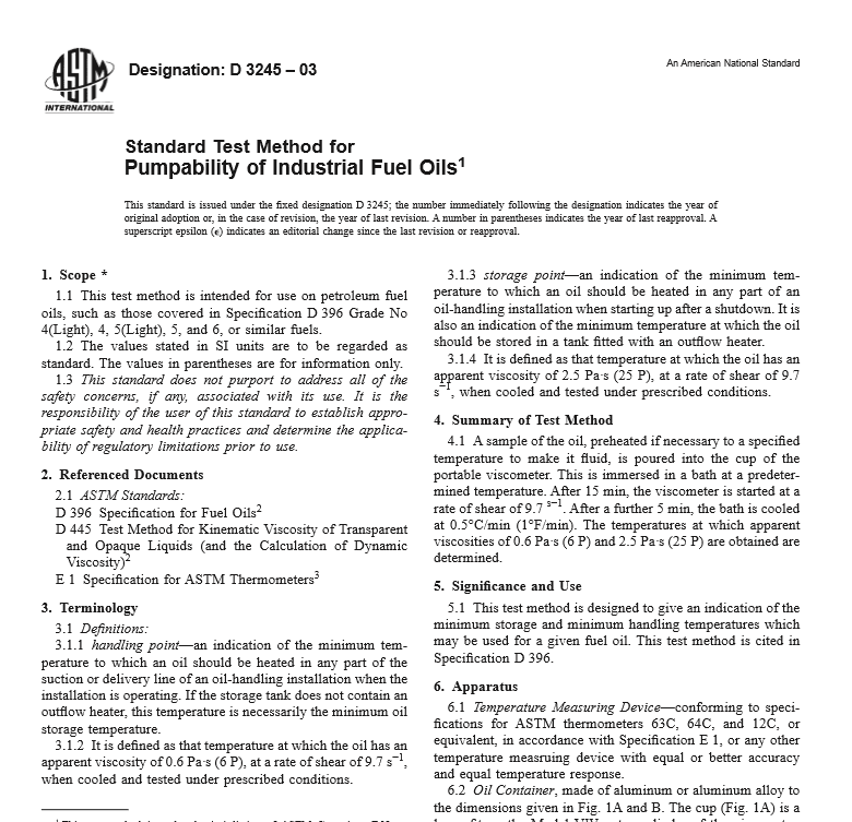 ASTM D 3245 – 03 pdf free download