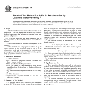 ASTM  D 3246 – 96 pdf free download