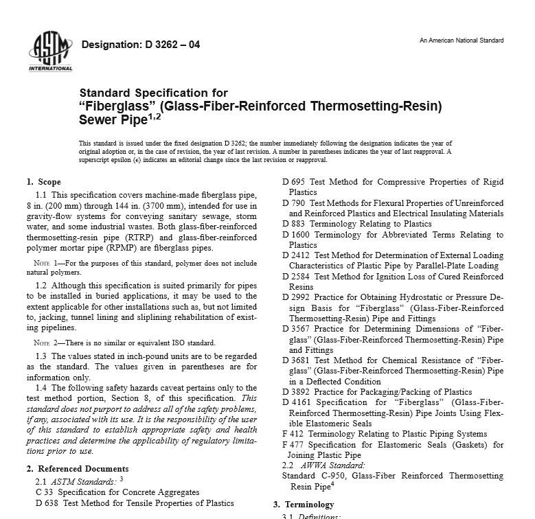 ASTM D 3262 – 04 pdf free download