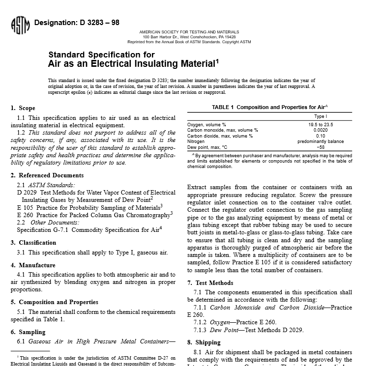 ASTM D 3283 – 98 pdf free download