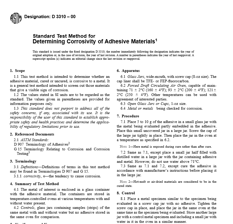 ASTM D 3310 – 00 pdf free download