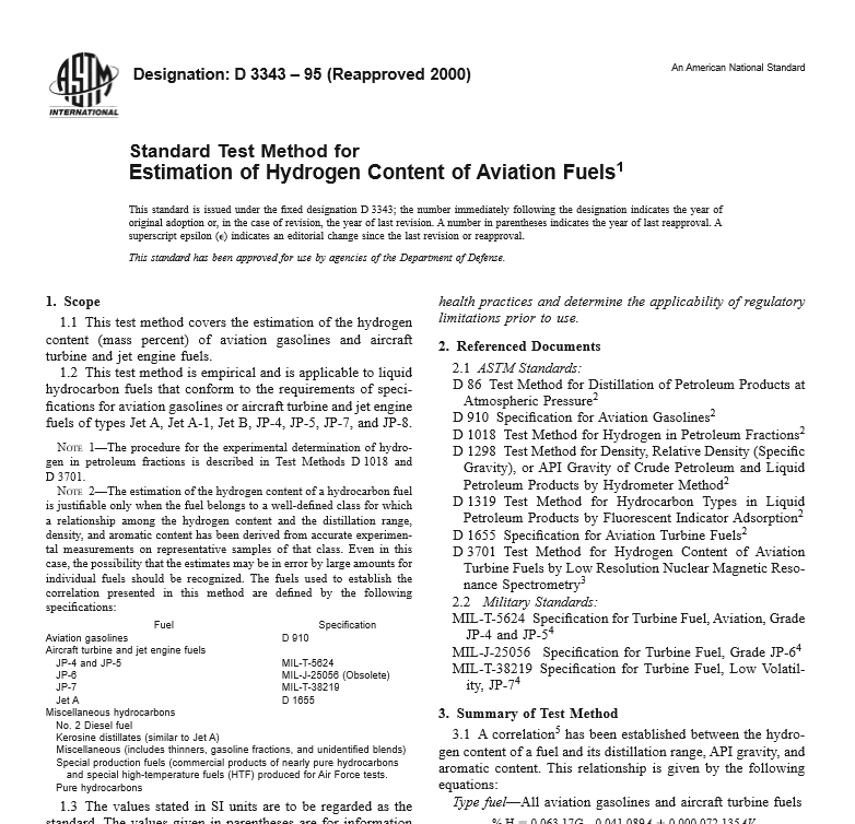 ASTM D 3343 – 95 pdf free download