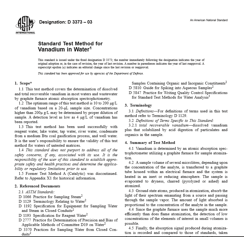 ASTM D 3373 – 03 pdf free download