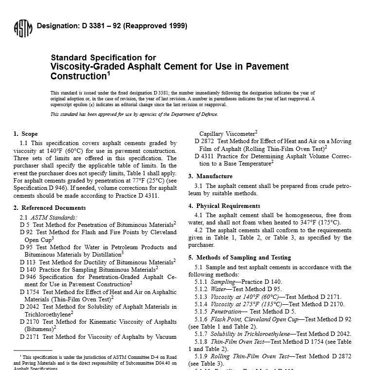 ASTM D 3381 – 92 pdf free download