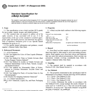 ASTM D 3547 – 91 pdf free download