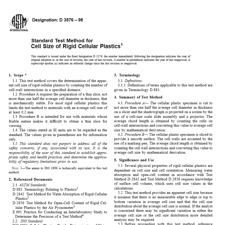 ASTM D 3576 – 98 pdf free download