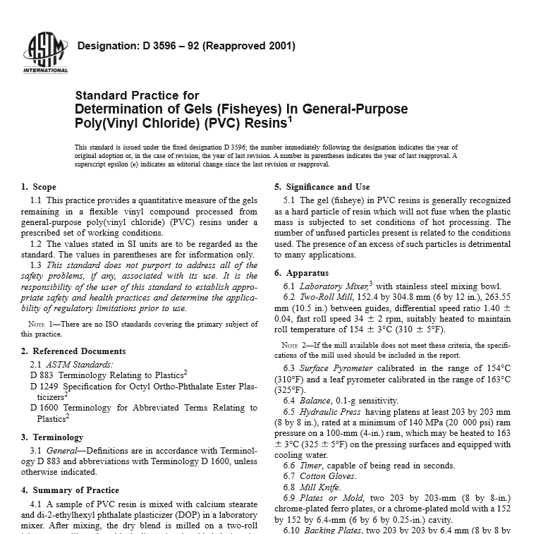 ASTM D 3596 – 92 pdf free download