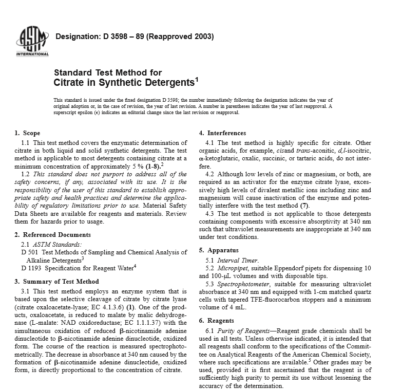 ASTM D 3598 – 89 pdf free download