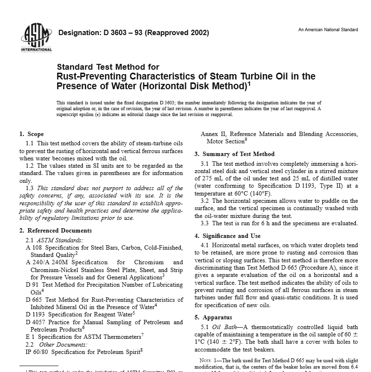 ASTM D 3603 – 93 pdf free download