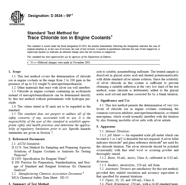 ASTM D 3634 – 99e1 pdf free download