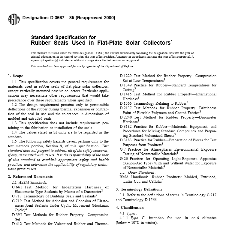 ASTM D 3667 – 85 pdf free download