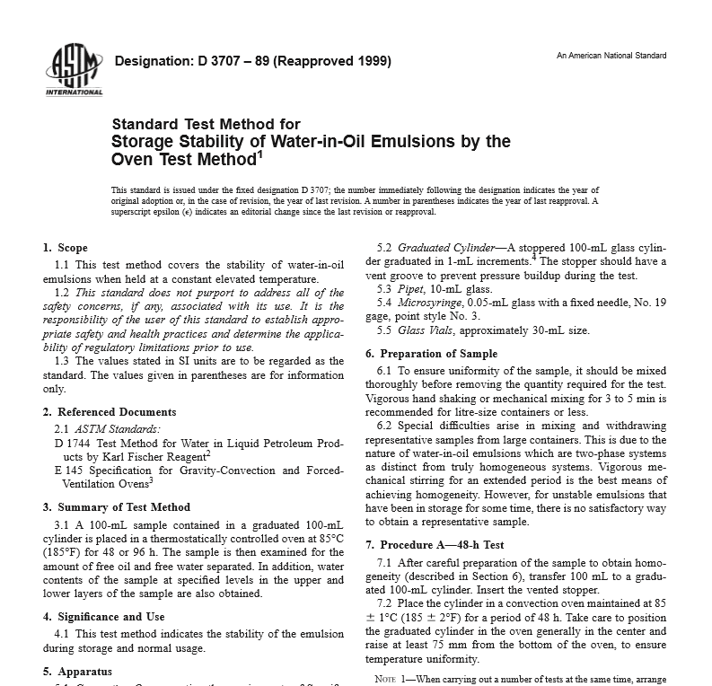 ASTM D 3707 – 89 pdf free download