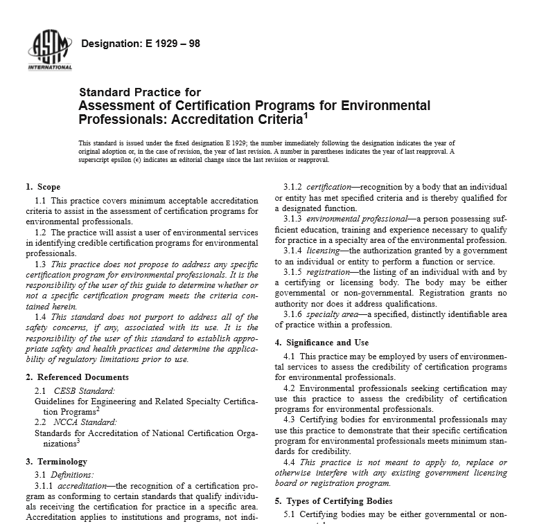 ASTM E 1929 – 98 pdf free download