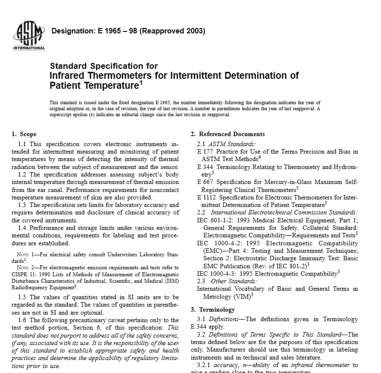 ASTM E 1965 – 98 pdf free download