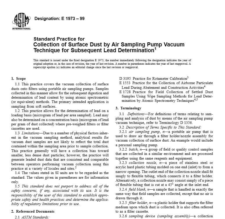 ASTM E 1973 – 99 pdf free download