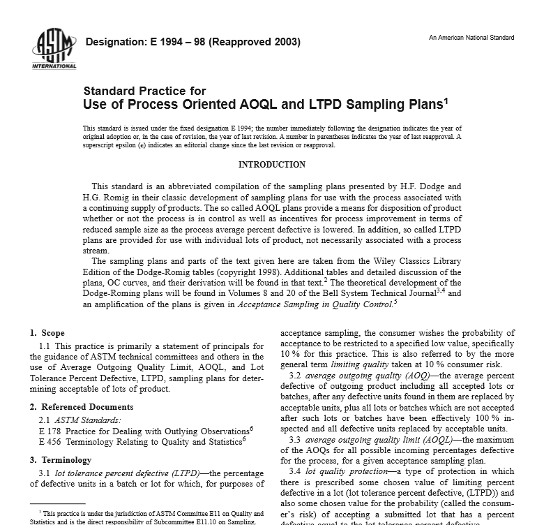 ASTM E 1994 – 98 pdf free download