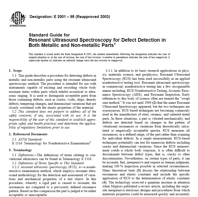 ASTM E 2001 – 98 pdf free download