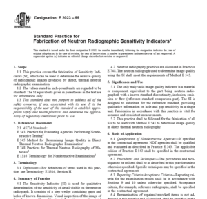 ASTM E 2023 – 99 pdf free download 