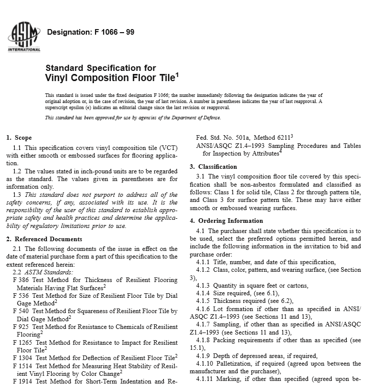 ASTM F 1066 – 99 pdf free download