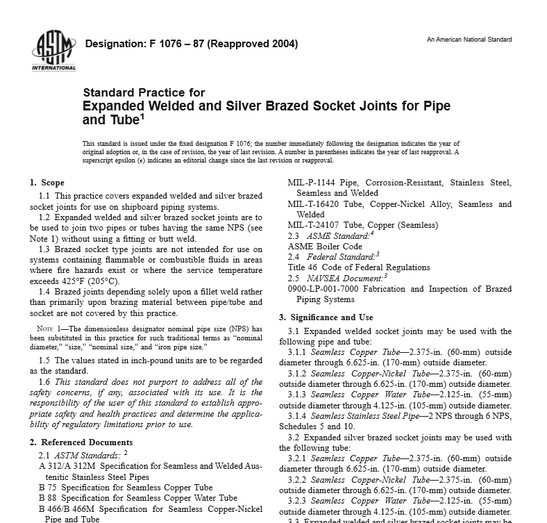 ASTM F 1076 – 87 pdf free download