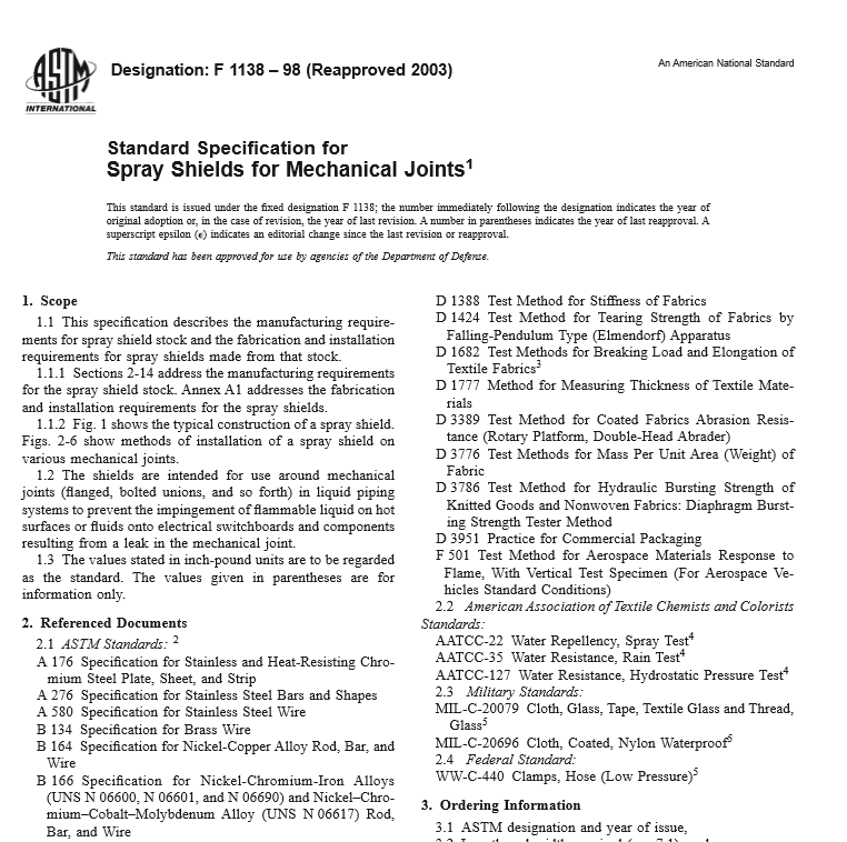 ASTM F 1138 – 98 pdf free download