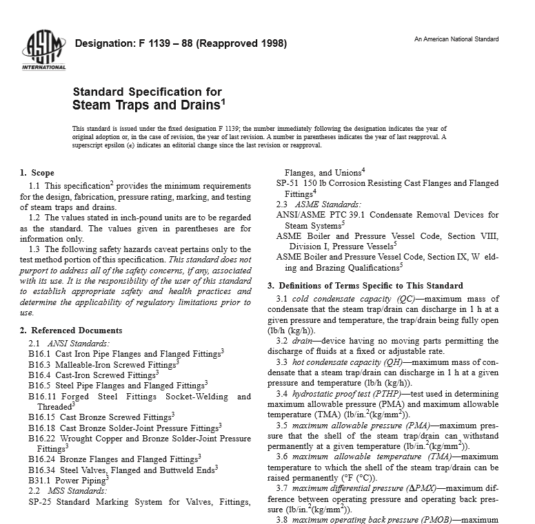 ASTM F 1139 – 88 pdf free download