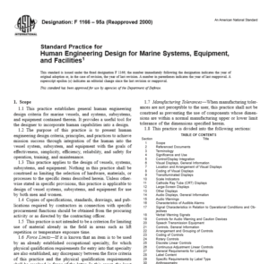 ASTM  F 1166 – 95a pdf free download