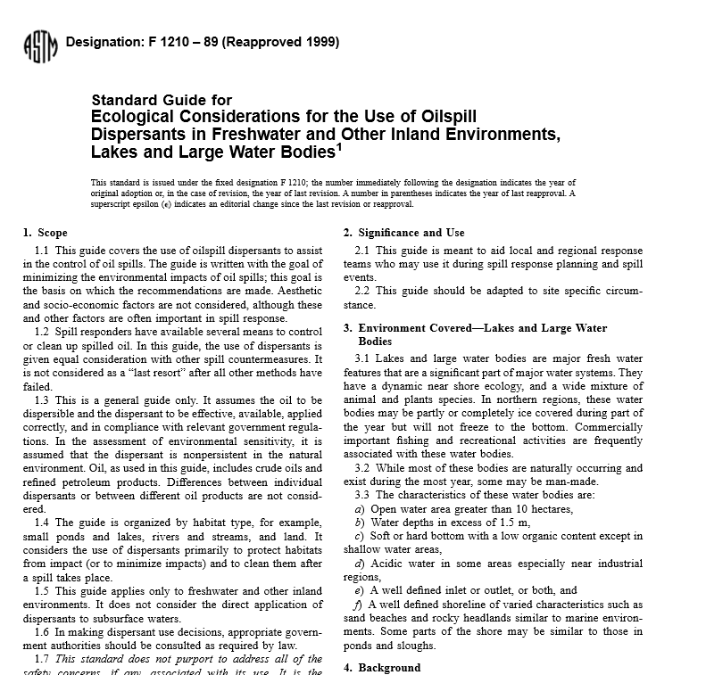 ASTM F 1210 – 89 pdf free download