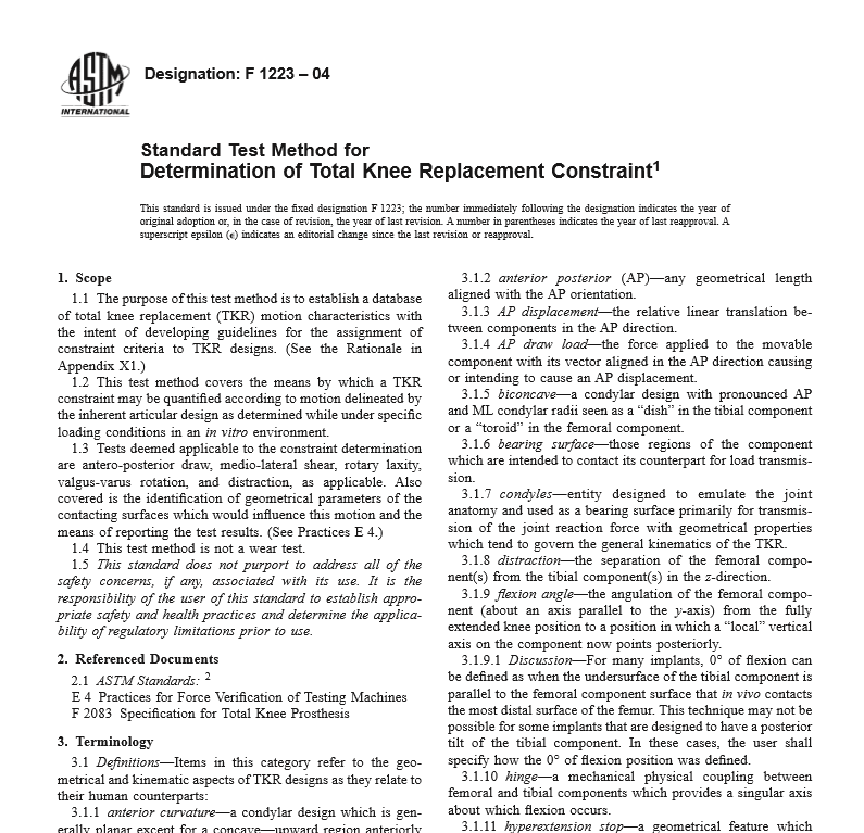 ASTM F 1223 – 04 pdf free download