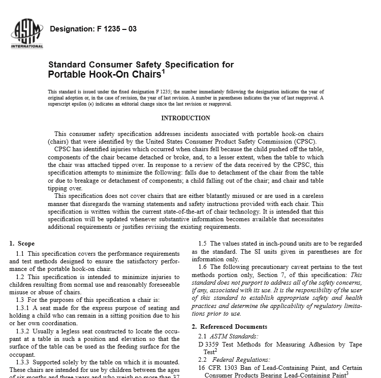 ASTM F 1235 – 03 pdf free download