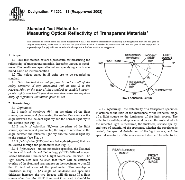 ASTM F 1252 – 89 pdf free download