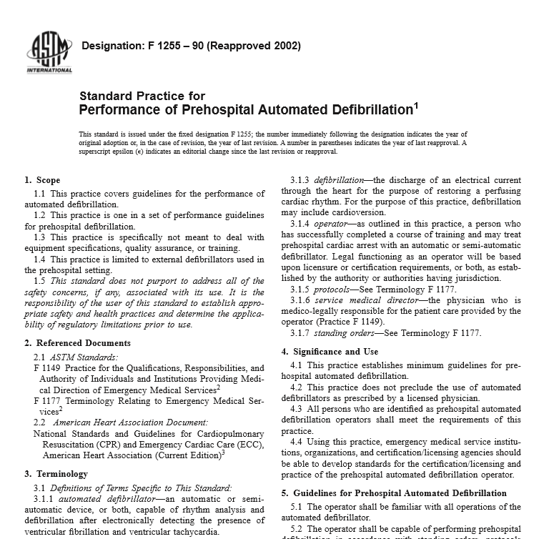 ASTM F 1255 – 90 pdf free download