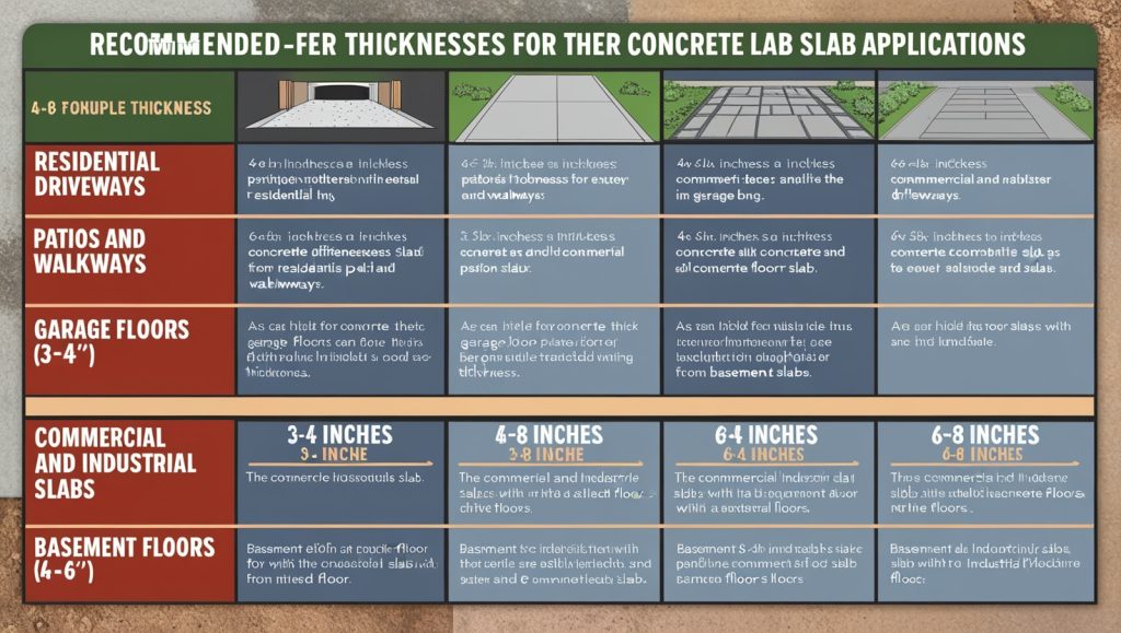 Factors That Affect Thickness for concrete Slab